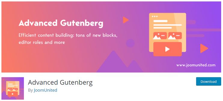 advanced gutenberg blocks