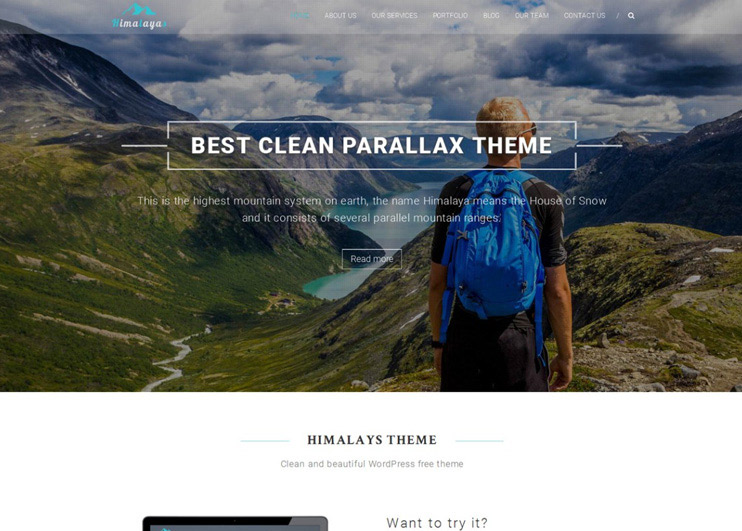 Himalayas WordPress Theme