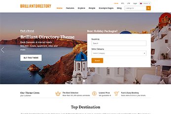 Business Directory Theme 2017 - Home Page