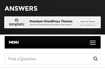 Answers WordPress Template