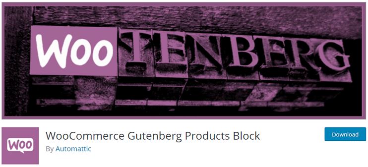 woo gutenberg product block