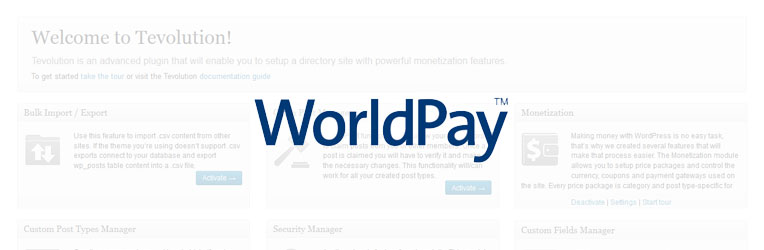WorldPay Payment Gateway WordPress Plugin