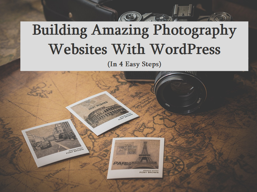 build photography website with WordPress