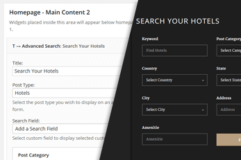 WordPress Hotel Theme With Power Search