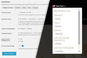 WordPress Hotels Theme With Custom Locations